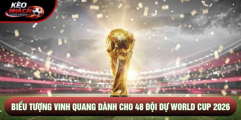 Biểu tượng vinh quang dành cho 48 đội dự world cup 2026 Biểu tượng vinh quang dành cho 48 đội dự world cup 2026